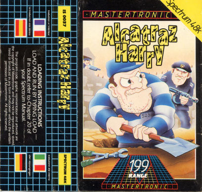 Alcatraz Harry box art for ZX Spectrum
